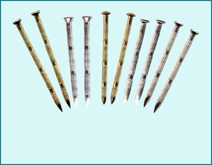 ELECTROPLANTED SECTION STYLE CONCRETE NAIL